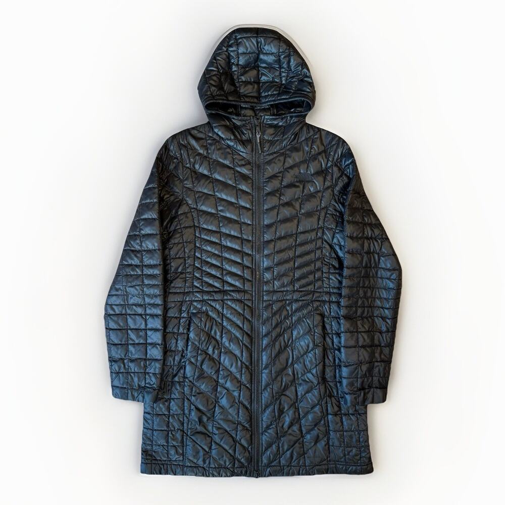 The North Face Women's Black Quilted Hooded Puffer Coat